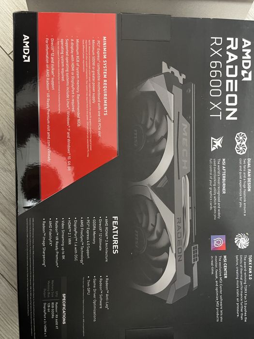 RX 6600 XT 8 GB видеокарта
