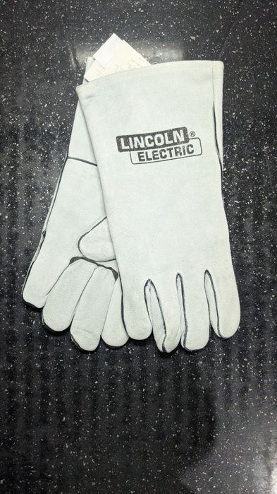 Mănuși sudură Lincoln Electric KH641, din piele cu cusături Kevlar, Noi