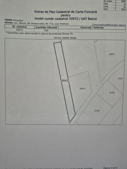 Vând teren 1500 mp  intravilan Băicoi