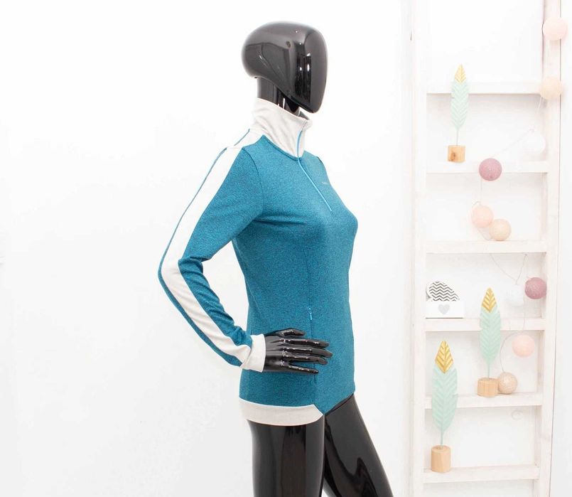 JOHAUG дамска блуза термо бельо с цип и висока яка за ски XS