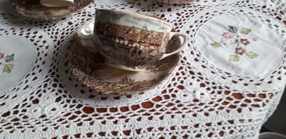Set de cafea/ceai portelan englezesc Johnson  Bros 6 persoane