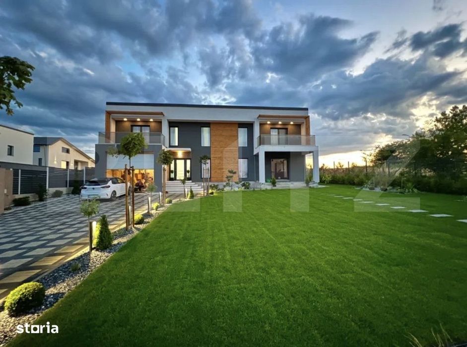 Casa moderna stil mediteranian, 252 mp construiti, zona rezidentiala B