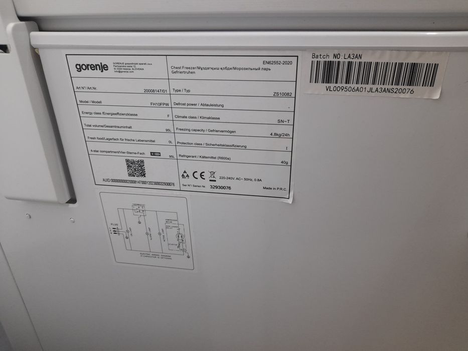 Vând lada frigorifica gorenje 75l