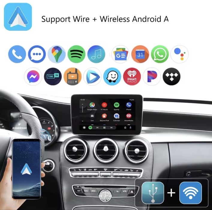 Wireless Carplay/Android Auto модул за Mercedes-Benz