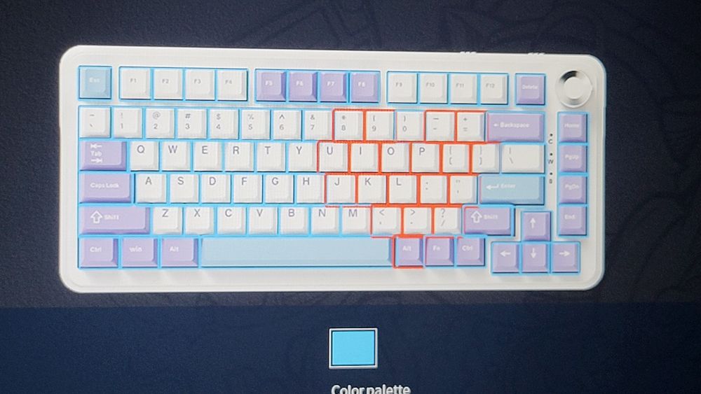 ajazz ak820 max plus flying fish switch tri-mode mechanical keyboard (