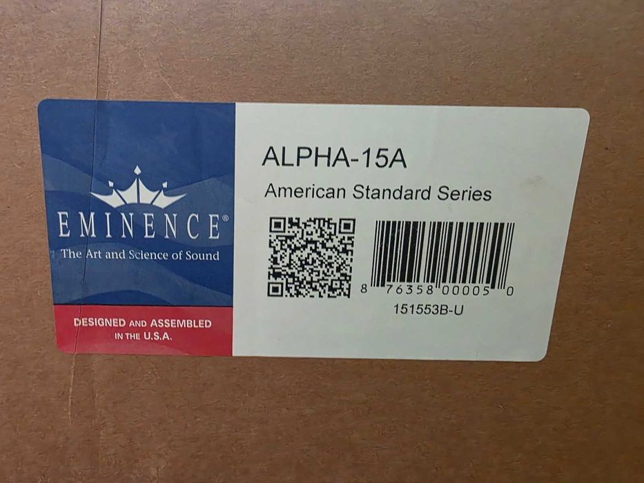 Difuzoare Eminence Alpha-15A