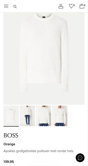 Bluza Pulover Hugo Boss alba
