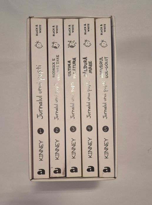 Jurnalul unui pusti ,editia Black&white,Jeff Kinney