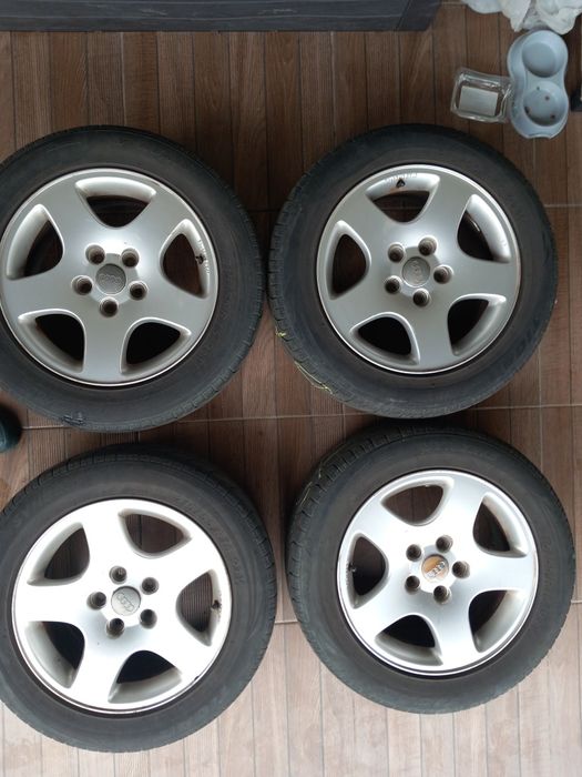 4buc x Jante aliaj 16" + cauciucuri vară 215/55 R16