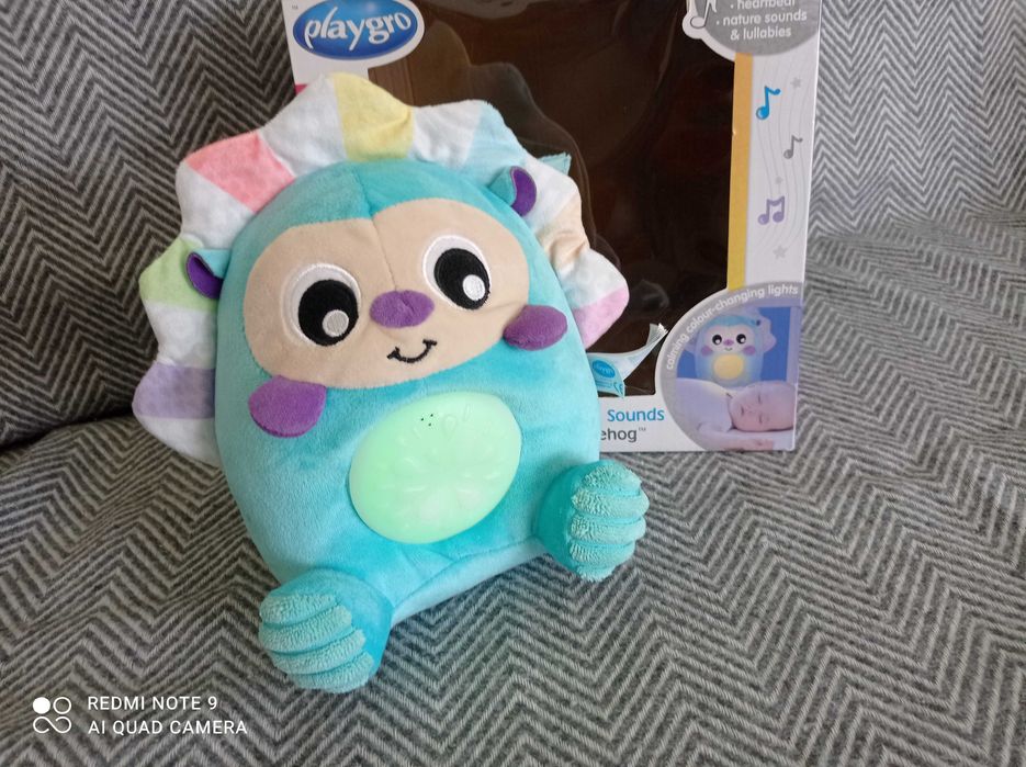 Playgro таралеж плюшена играчка Време е за сън