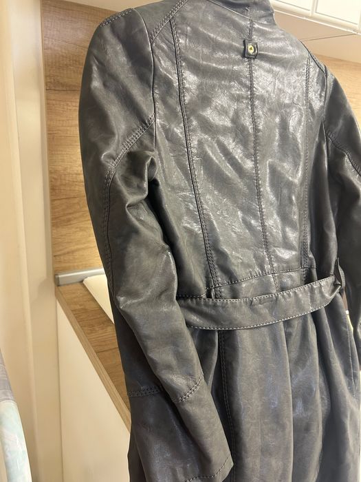 Kensol Яке от еко кожа с вата и гарнитура от зайче