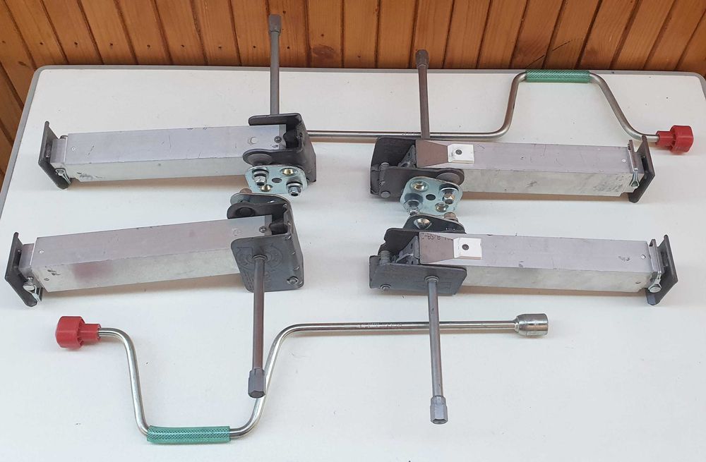 Cricuri de stabilizare AL-KO ClickFix, 420-624 mm,  noi, din aluminiu