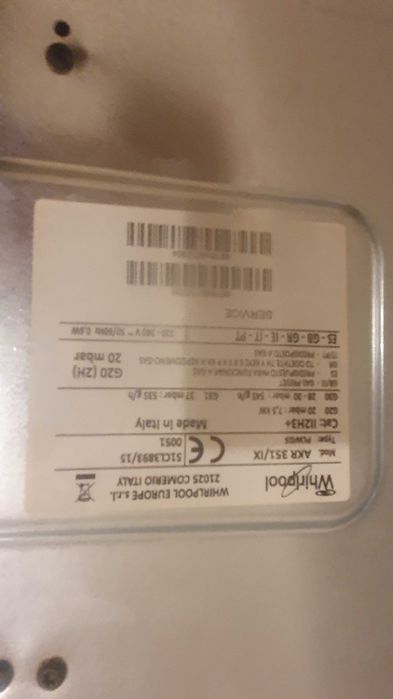 Plita pe gaze Whirlpool, 58x51cm