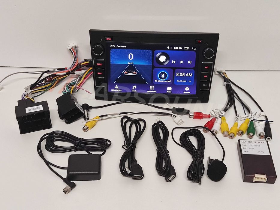 7" Android 14 Мултимедия Opel Zafira Astra Vectra Corsa Meriva Signum