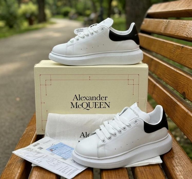 Adidasi Alexander McQueen Alb - Piele