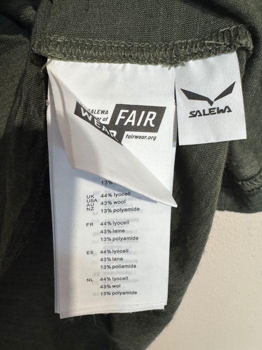 Salewa Pocket Merino T-Shirt.
