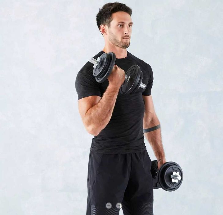 Set Gantere NOI 20 kg Reglabile + Geantă Transport