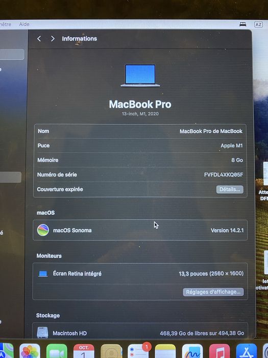 Macbook pro m1 2020