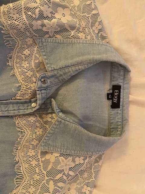 Camasa Denim Elogy cowboy style pentru femei