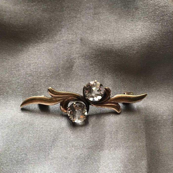 Старинные серебряные броши СССР лот