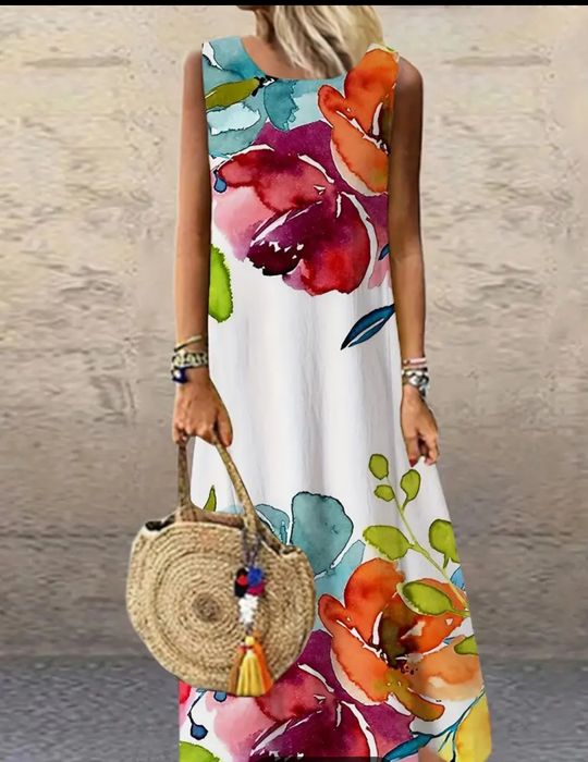 Лятна рокля с красив принт
