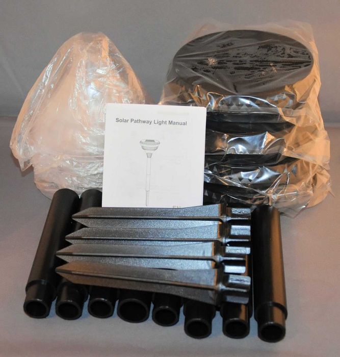 ECOWHO LED Соларни лампи за градина, 4 броя