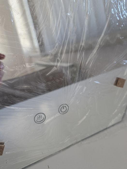 Асиметрично огледало с нагревател и подсветка