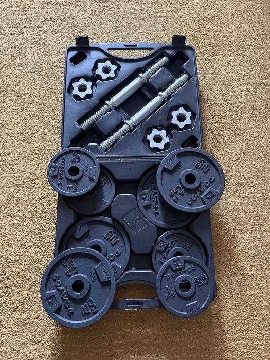 Set gantere reglabile 20kg