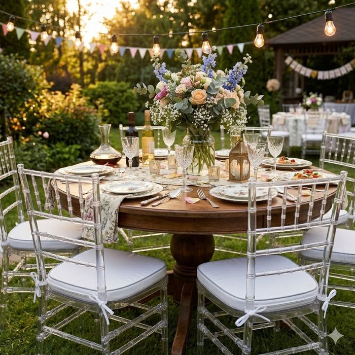 Элегантные стулья Chiavari в аренду