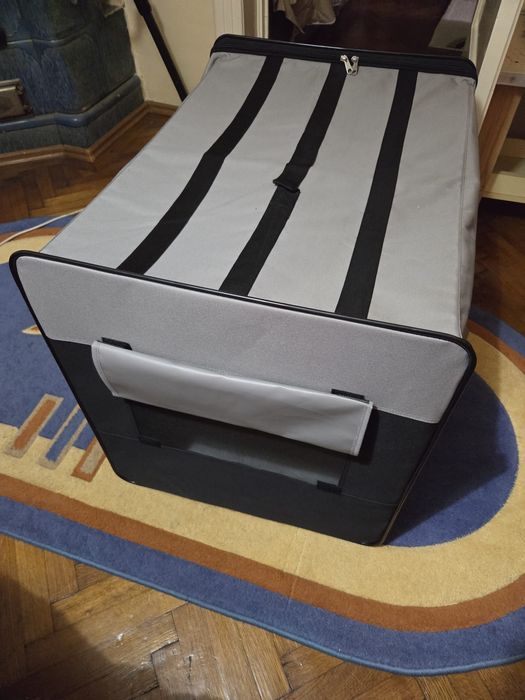 FLAMINGO Cort pentru câini Smart Top Plus impermeabil, Negru-Gri