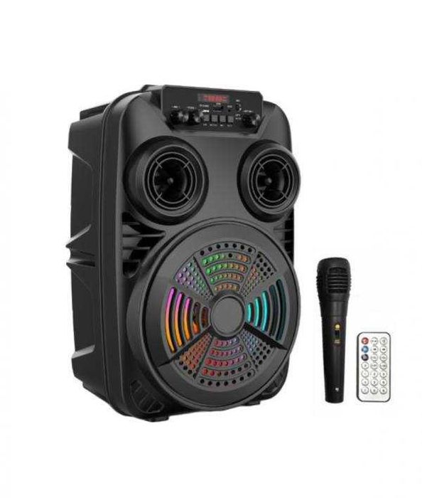 Boxa Portabila Wireless, Lumini LED, Acumulator 3000Mah , Microfon