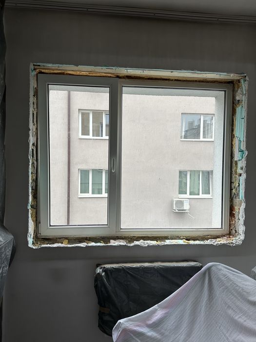 пвц  дограма , цеят бял. Стъклопакет