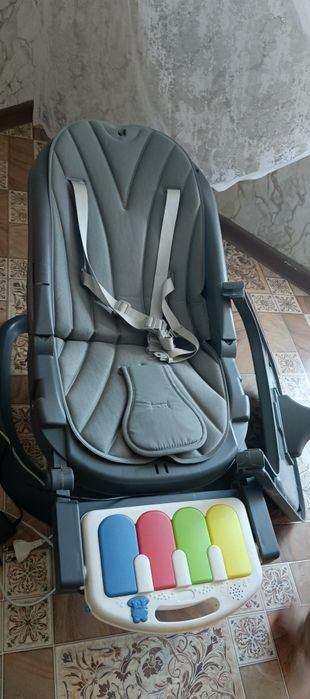 Шезлонг детский, стол, музыка,