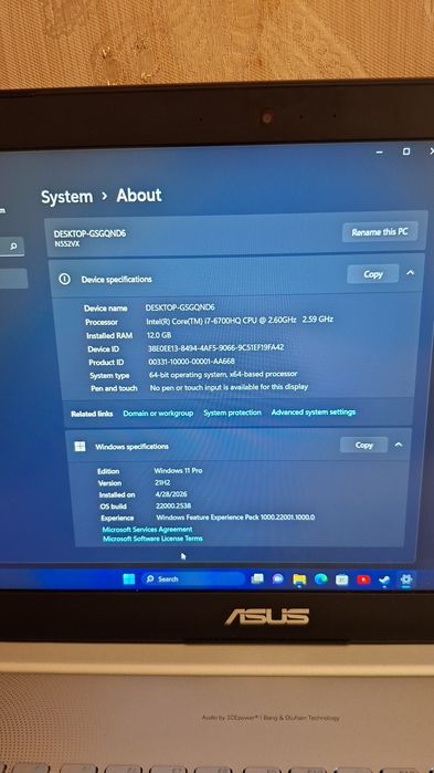 Vand laptop acer