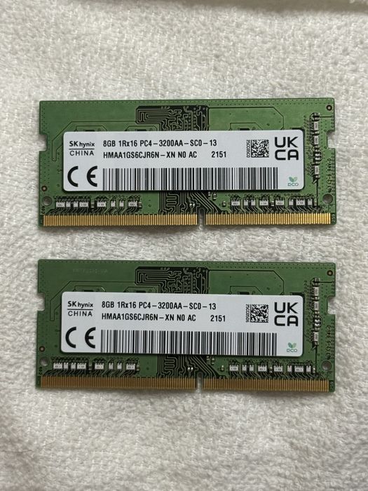 Kit Memorie RAM Laptop 16GB (2x8GB) DDR4 3200MHz SK Hynix