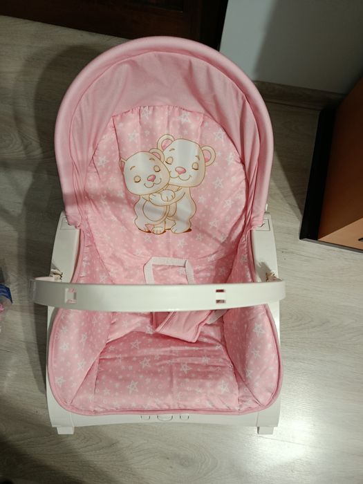 Шезлонг люлка розова