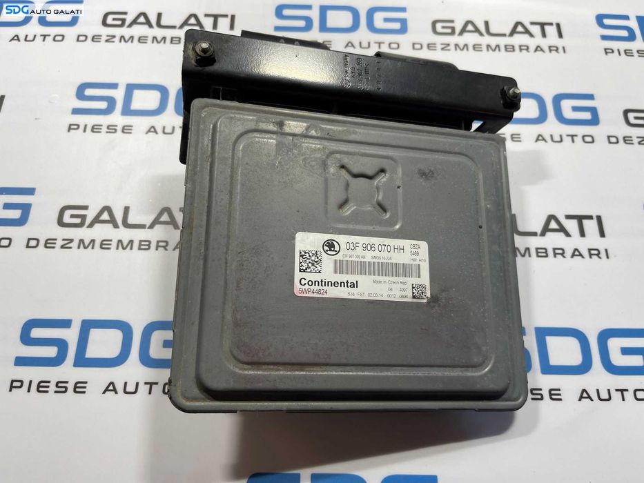 ECU Calculator Motor Skoda Fabia 2 1.2 TSI CBZA 2011 - 2015 Cod 03F906070HH 5WP44824 [1320]