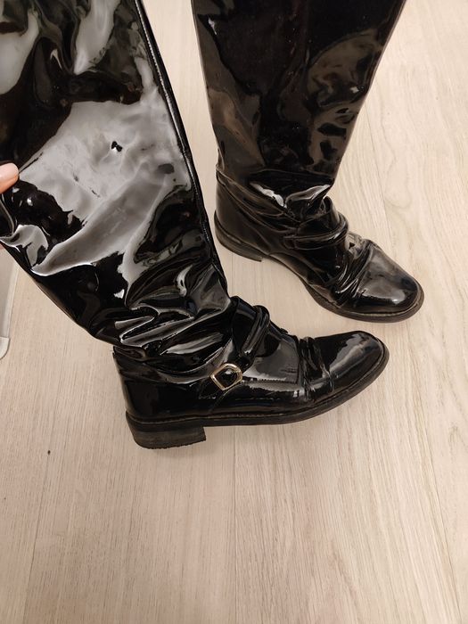 Сапоги натуральная кожа .Европа.