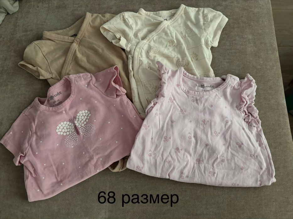 Бебешки дрехи за момиче, размери 56, 62 и 68