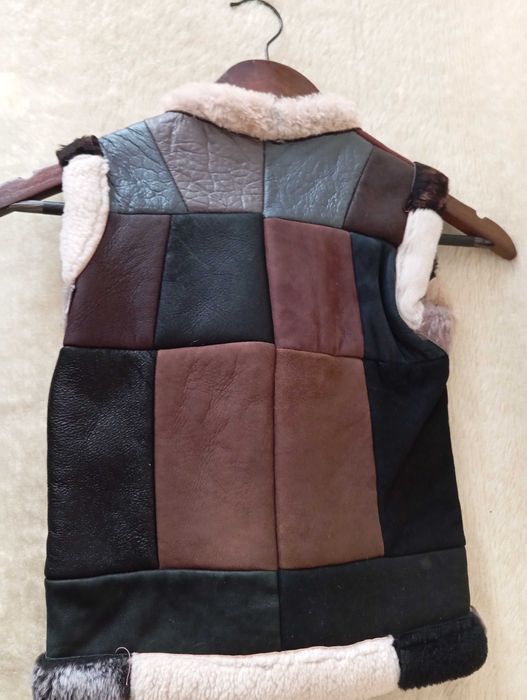 Кожен елек, естествена кожа р-р 116-122