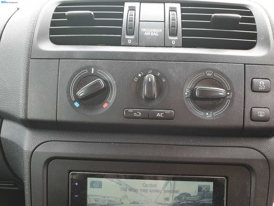 Panou Comanda AC Clima Climatronic Aer Conditionat Skoda Fabia 2 2007 - 2014 [K7636]
