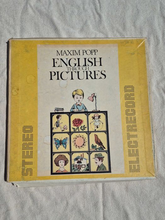 Colectie/Set 5 discuri vinil Electrecord Cursuri de limba Engleza Maxim Popp / 1984