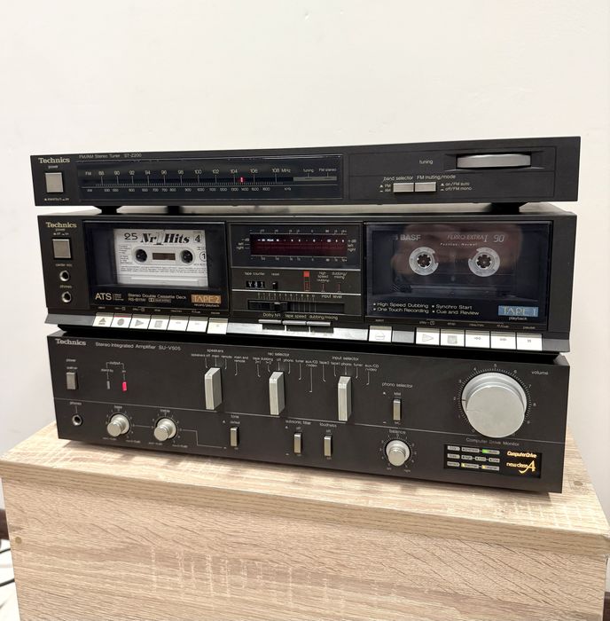 Ретро аудио система  TECHNICS - усилвател, дек, тунер