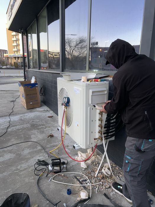 Заправка фреон установка кондиционеров