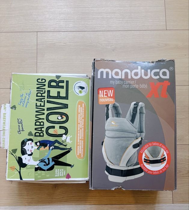 Marsupiu ergonomic Manduca XT + Cadou Baby cover