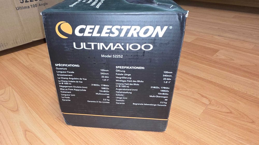 Luneta Celestron Ultima 100 22-66x100mm