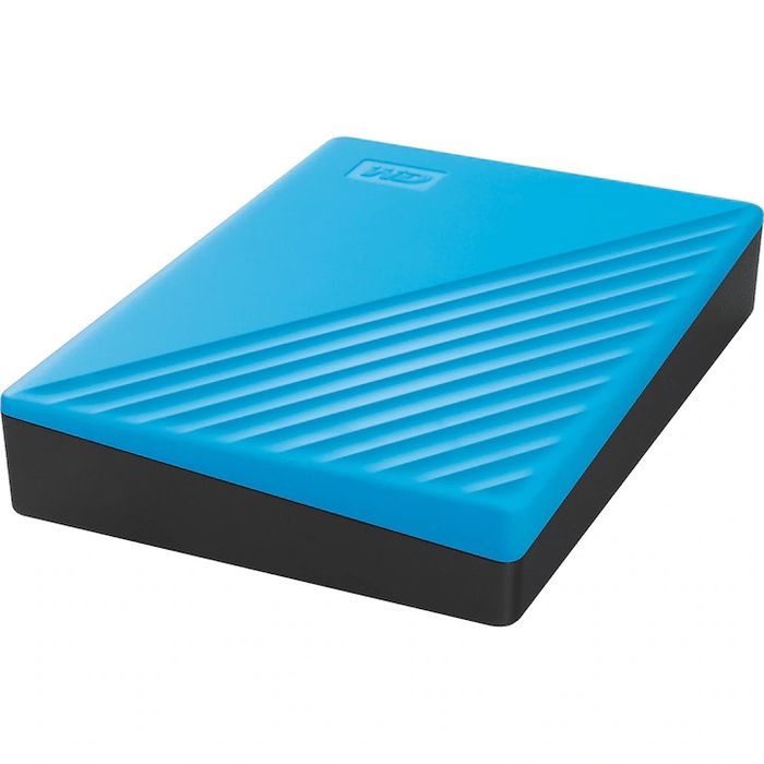 Външен хард диск WD My Passport, 4TB, 2.5”, USB 3.2 Gen 1, Син