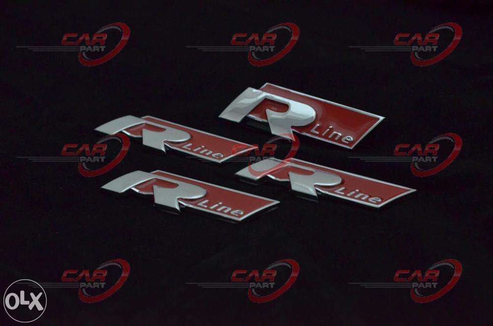 SET Embleme VW R-line diverse modele metal