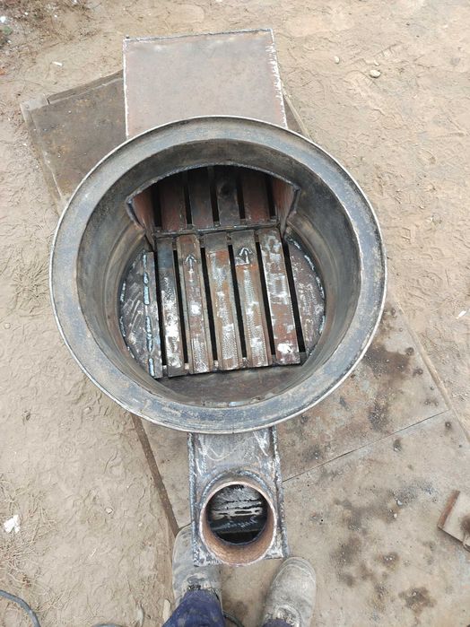 Печка для баний из дисков