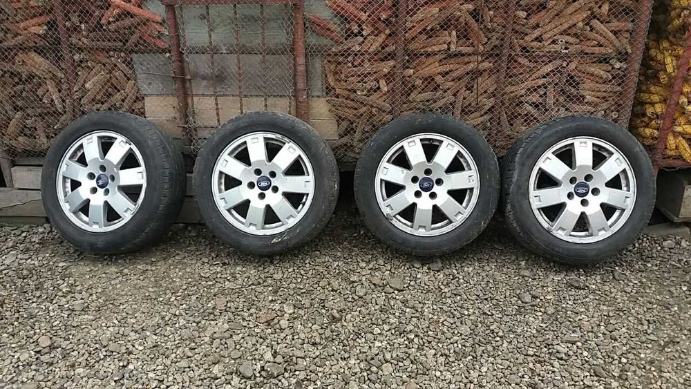 Vind 4 jante+cauciucuri de vara R16 Ford